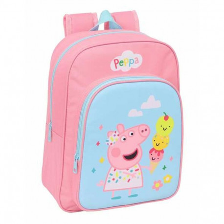 School Bag Peppa Pig Blue Pink 26 x 34 x 11 cm