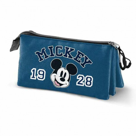 Triple Carry-all Mickey Mouse Class Blue 23 x 8 x 11 cm