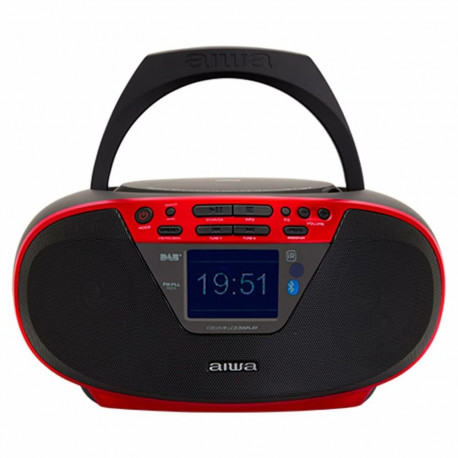 Raadio-CD-MP3-mängija Aiwa BBTU500DAB/RD Punane FM