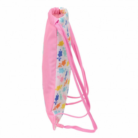 Backpack with Strings Peppa Pig Baby pig Multicolour 26 x 34 x 1 cm