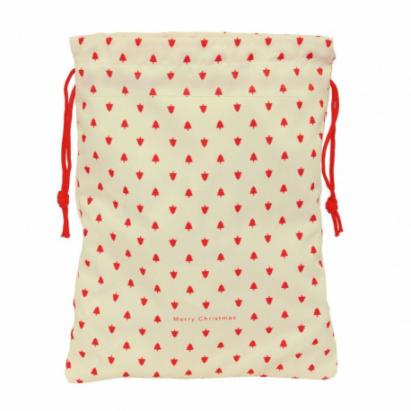 Backpack with Strings Safta Beige 26 x 34 x 1 cm