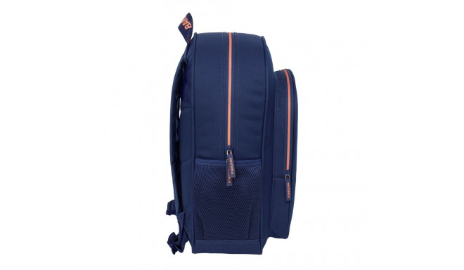 School Bag F.C. Barcelona Navy Blue 32 x 38 x 12 cm