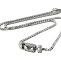 Meeste Kaelakee Emporio Armani EGS2777040 Hõbedane