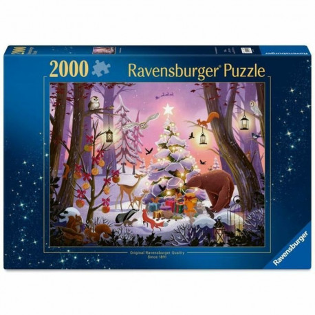 Pusle Ravensburger NAVIDAD EN EL BOSQUE 2000 Tükid, osad