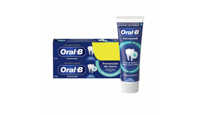 Anti-Plaque Toothpaste Oral-B ADVANCED 75 ml 2 Units