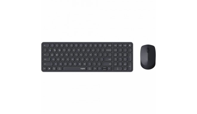 Keyboard and Mouse Rapoo 9310M Black