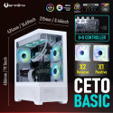 ATX Semi-tower Box BitFenix CETO Basic White