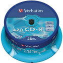 CD-R Verbatim Azo 700 MB 52x 25 Tükid, osad (8 Ühikut)