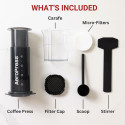 Kaasaskantav Kohvimasin Aeropress XL Must Läbipaistev Naturaalne kumm polüpropüleen