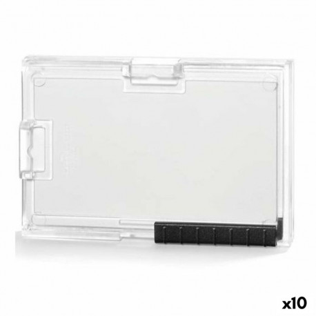 ID kaardi hoidik Durable PUSHBOX DUO Läbipaistev Plastmass 5,4 x 8,7 cm (10 Ühikut)