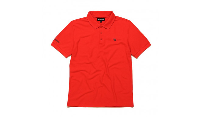 Men’s Short Sleeve Polo Shirt Bobroff Red - XL