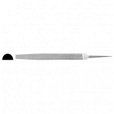 Half-round blade file ERIZO Double 8" Entrefina (limas bean) Half-cane