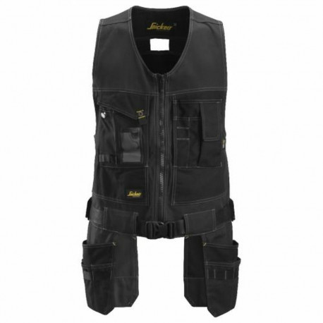 Men's Work Gilet Snickers Workwear Black - L