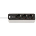 3-socket plugboard with power switch Brennenstuhl Ecolor 3600 W (1,5 m)
