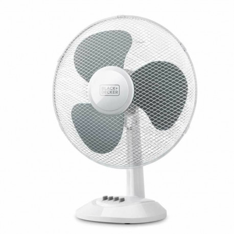 Table Fan Black & Decker ES9440030B White Black 40 W