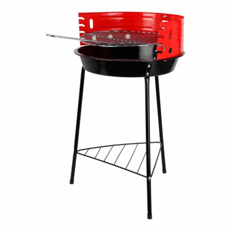Barbeque-grill BBQ Collection 33 X 32 X 55 CM Must Punane