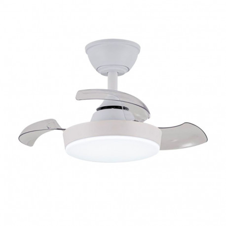 Ceiling Fan CristalRecord White Ø 55 cm