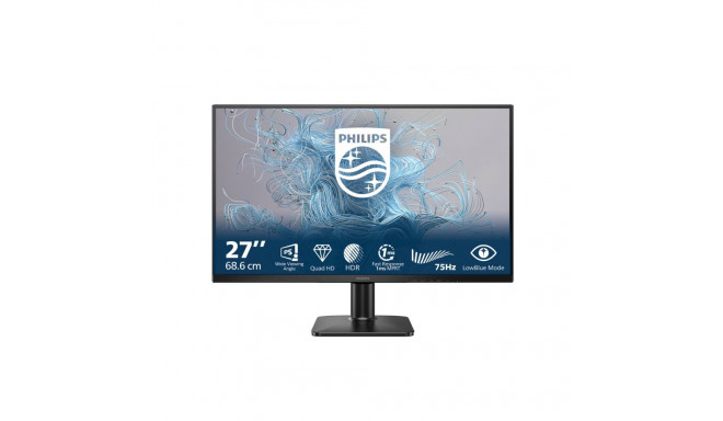 Gaming Monitor Philips 27 IPS 2560X1440 QHD 16:9 75HZ MNTR Quad HD 27"