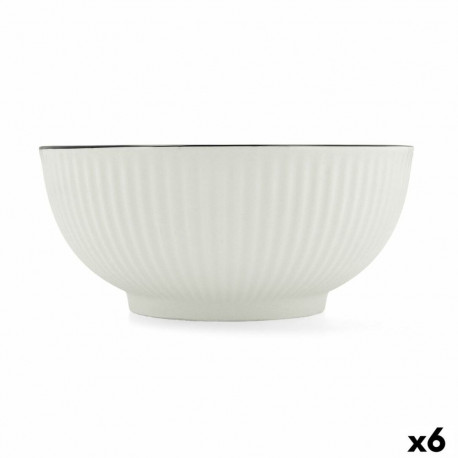 Suupistekauss Quid Gastro Black Valge Must Keraamiline (6 Ühikut)