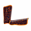 Football Shinguards Joma Sport Panther Orange - M