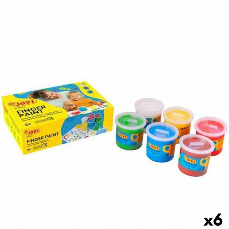 Finger Paint Jovi Multicolour 125 ml 6 Pieces (6 Units)