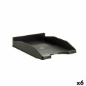 Filing Tray Archivo 2000 Black A4 Plastic (6 Units)