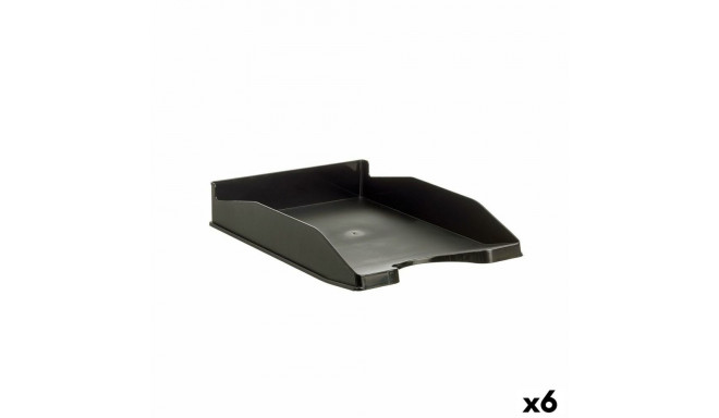 Filing Tray Archivo 2000 Black A4 Plastic (6 Units)