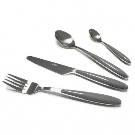 Cutlery Pradel essentiel Colorfull Grey Metal 20 Pieces