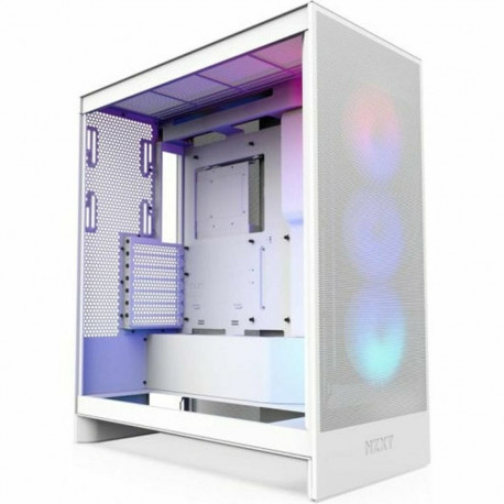 ATX Semi-tower Korpus NZXT H7 Flow RGB Midi Valge