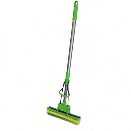 Sauber 24801022 Pressure brush with telescopic handle / Green