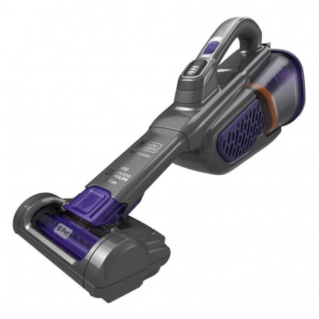 Black & Decker juhtmevaba käsitolmuimeja BHHV520BFP-QW, must/lilla