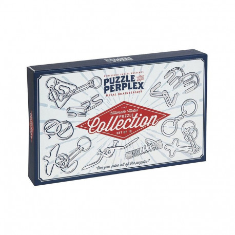 Puzzle and Perplex 10 metallist mõistatuse komplekt