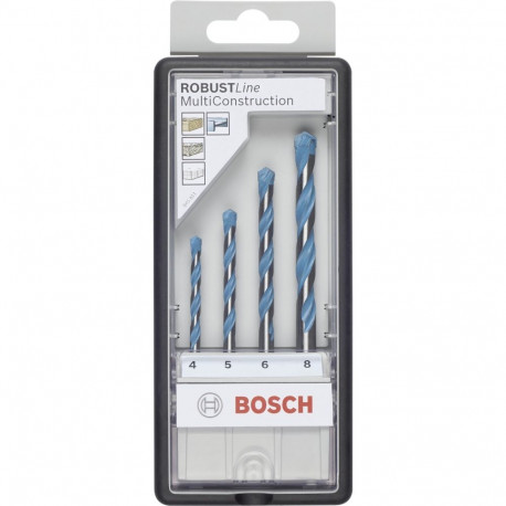 Bosch 4 tk Robustline CYL-9 MultiConstruction komplekt: 4-8 mm