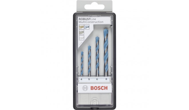 Bosch 4 tk Robustline CYL-9 MultiConstruction komplekt: 4-8 mm