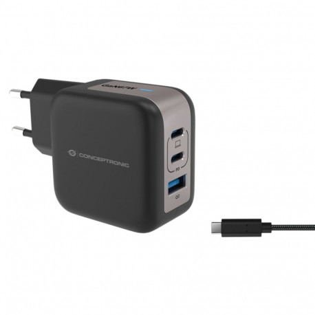 Conceptronic ALTHEA17B 3-pordiline 67W GaN USB PD laadija