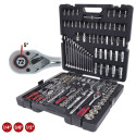 KS Tools 1/4 +3/8 +1/2 216 tk CHROMEplus padrunikomplekt