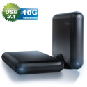 Fantec DB-ALU31 black 3,5 SATA USB 3.1 Typ-C