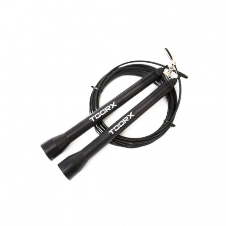 Hüppenöör TOORX Steel Speed Jumprope with Plastic Handles, must