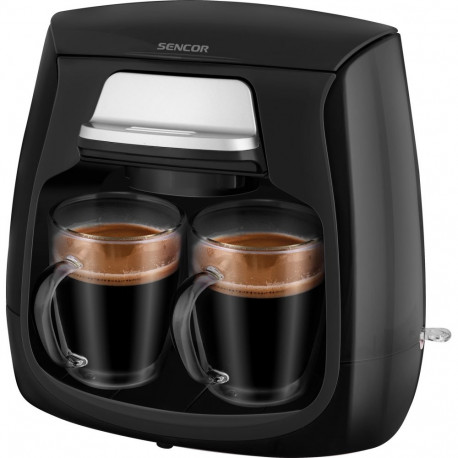 Coffee maker  2 cups Sencor,  black