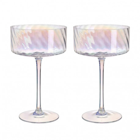 Wine goblet DOLCE 2pcs H17cm, transparent
