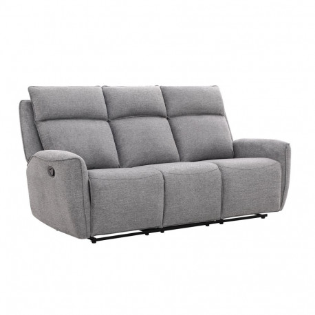 Diivan MAREN 3-kohaline manuaalne recliner 206x90xH104cm, hall