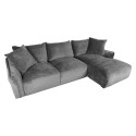 Corner sofa DIVI RC, grey