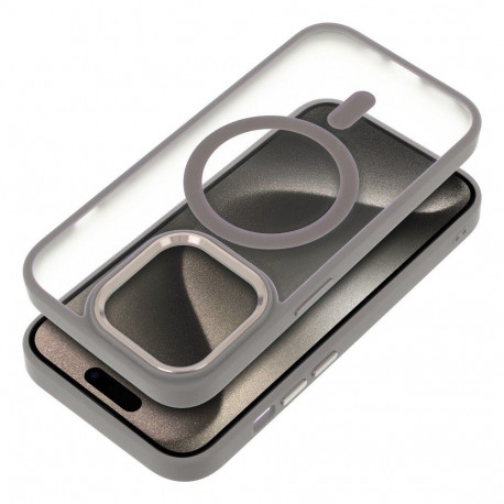 Case for iPhone 17 AIR Matte Mag Cover compatible with MagSafe titanium