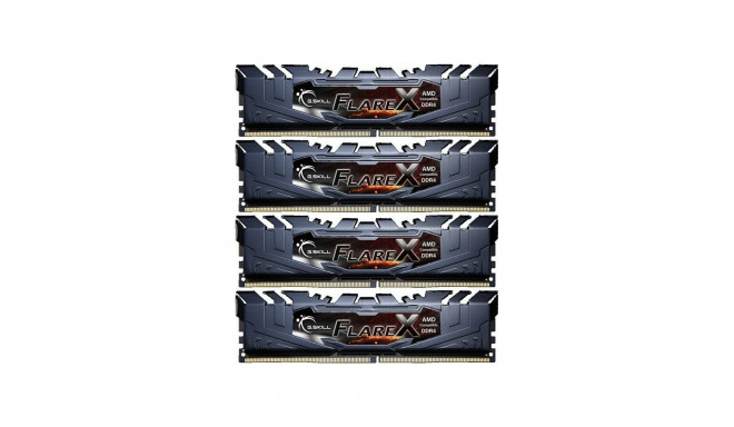 G.Skill RAM DDR4 64GB 3200 CL 16 Quad-Kit Flare X (F4-3200C16Q-64GFX)