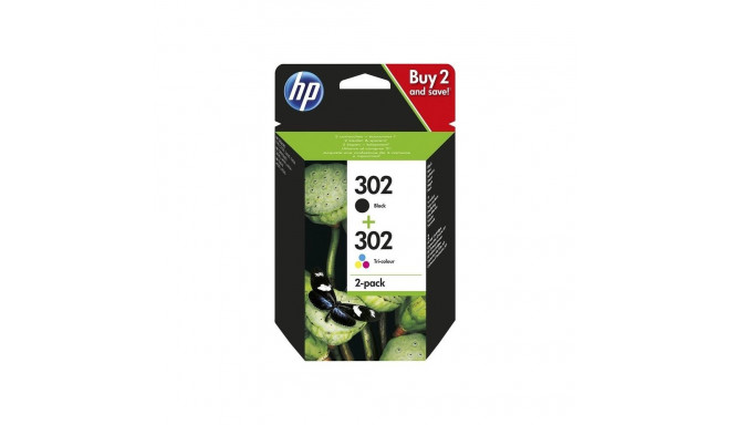 HP No.302 2-pack black + cyan / magenta / yellow X4D37AE