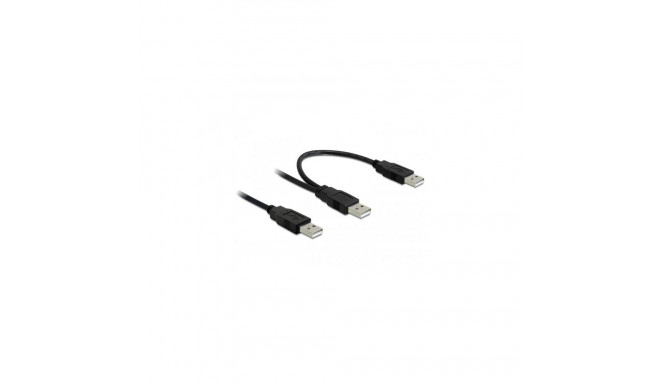 DeLOCK Y-Splitter USB2.0 - USB2.0 - 0,7m