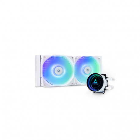 Chieftec ICEBERG 240-RGB-W Computer case All-in-one liquid cooler 12 cm White