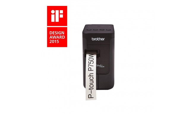 Brother PT-P750W sildiprinter 180 x 180 DPI 30 mm/s juhtmega ja juhtmevaba HSE/TZe Wi-Fi