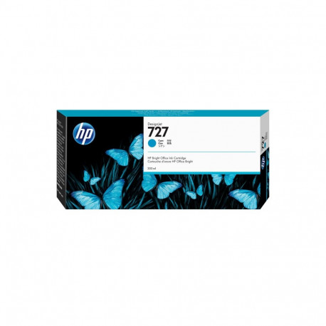 HP tindikassett 727 DesignJet 300-ml, tsüaan