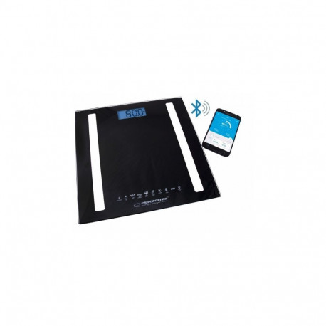 Esperanza EBS016K personal scale Electronic personal scale Square Black